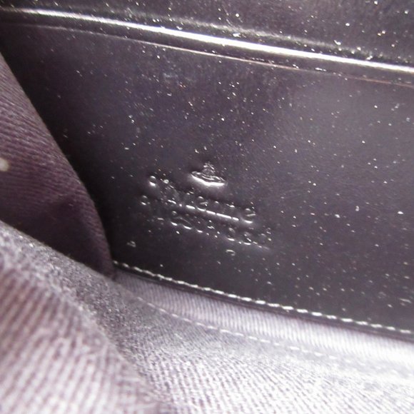 Like new Vivienne Westwood orb patterned brown pony leather round zipper long... - Picture 8 of 8